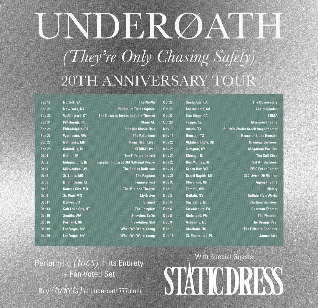 Underoath with Static Dress