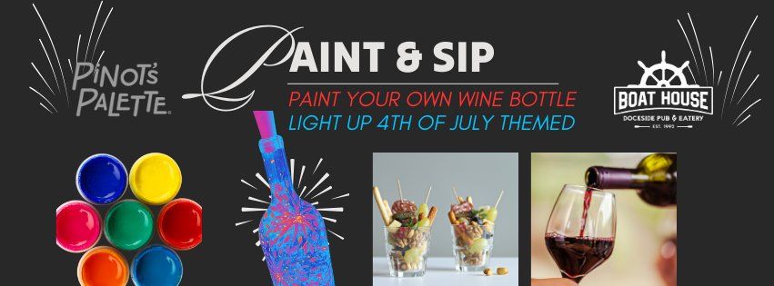 Paint & Sip At the Boat House