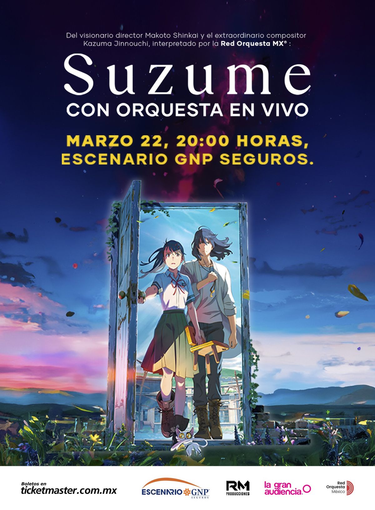 Suzume, con Orquesta en Vivo