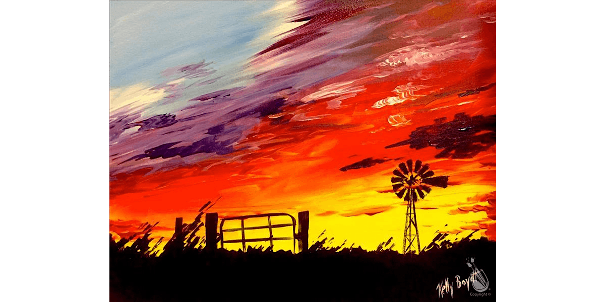 Sunset at Granbury - Paint and Sip in New Braunfels | Classpop!\u2122