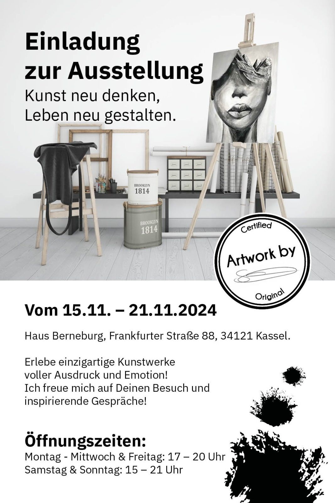 Ausstellung Kunst neu denken, Leben neu gestalten 