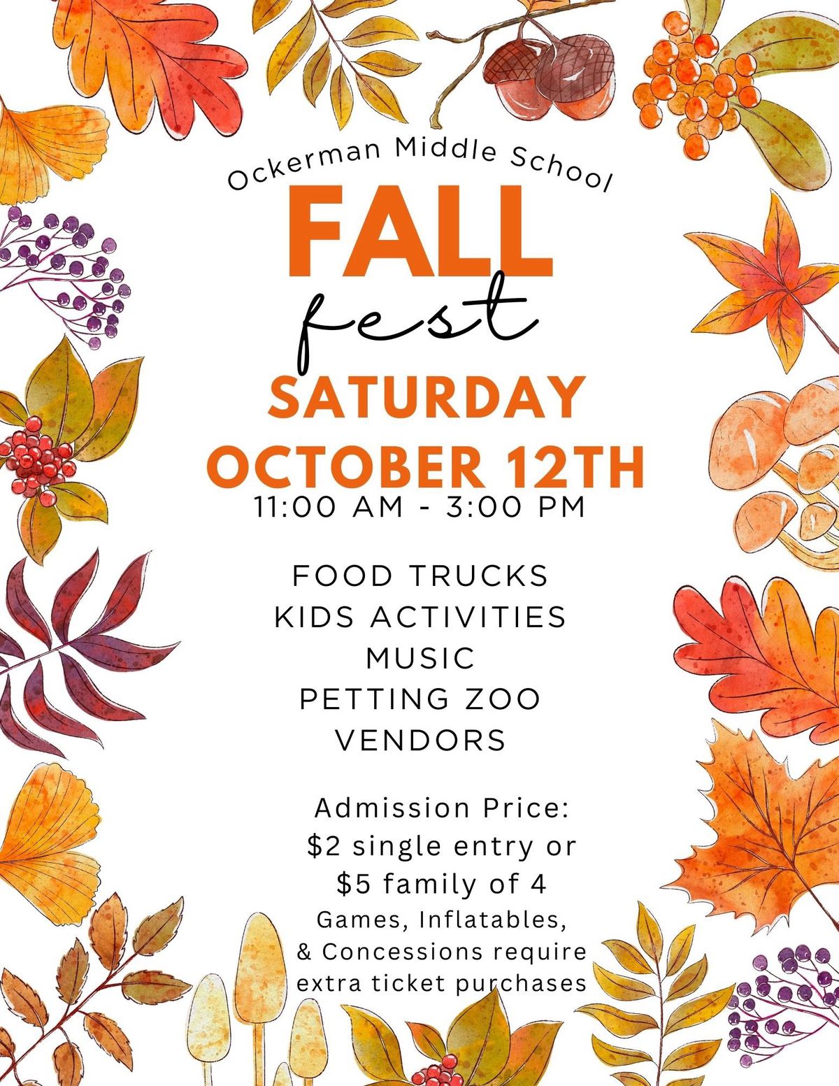 Ockerman Middle School Community Fallfest