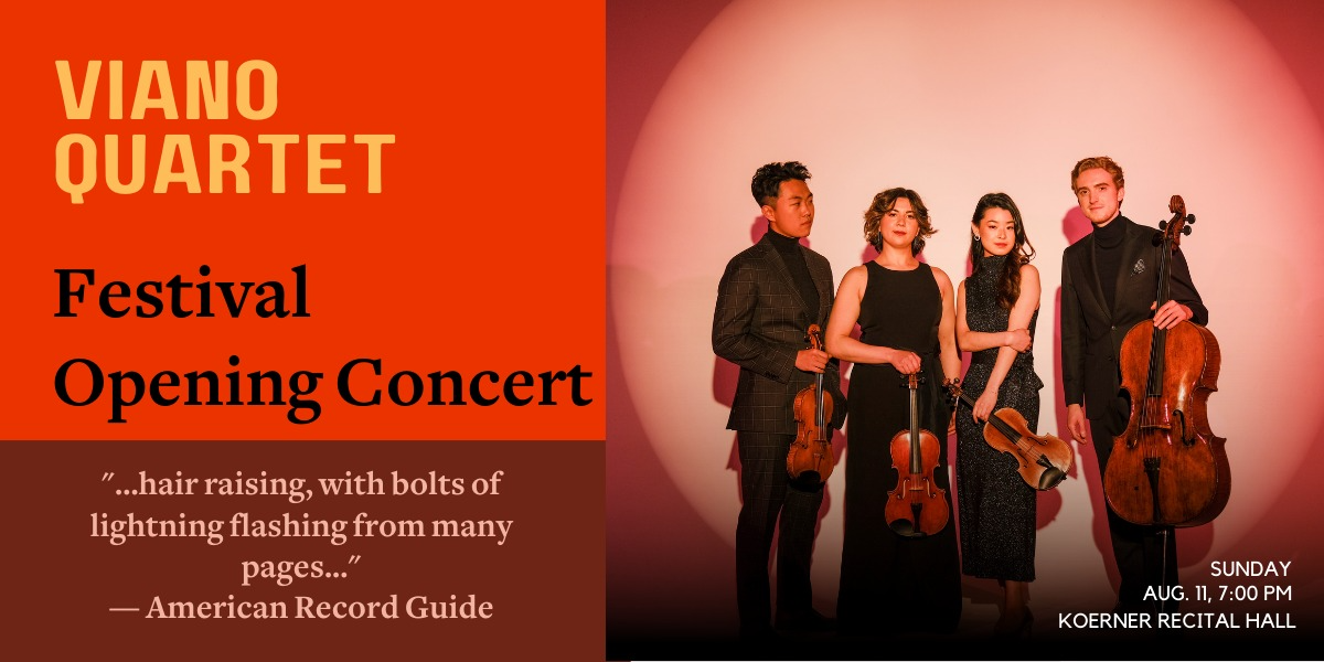 VIANO QUARTET: Festival Commencement Concert