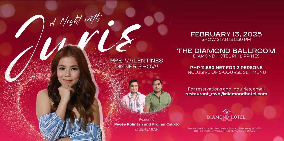 A Night with Juris: Pre-Valentines Dinner Show