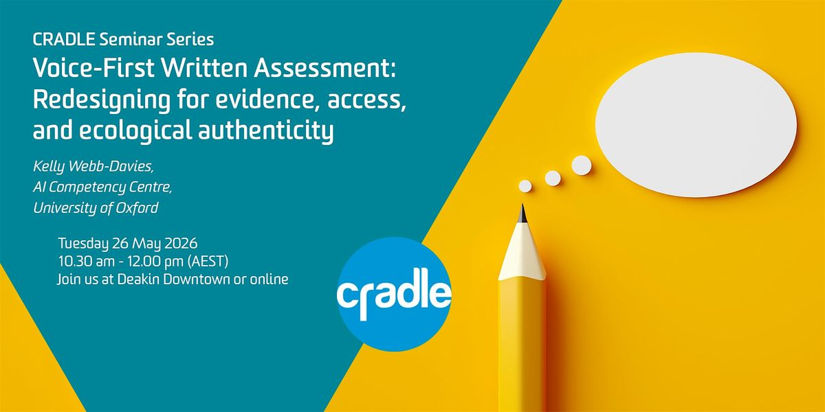 Voice-First Written Assessment: Evidence, access & ecological authenticity