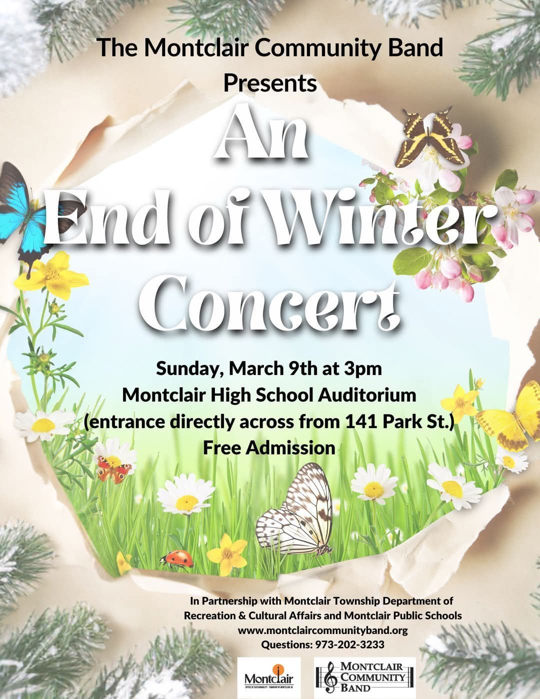 An End of Winter Concert with Montclair Community Band 