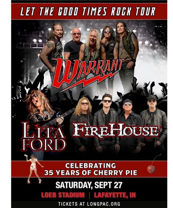 Warrant with special guests Lita Ford & FireHouse