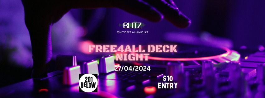Blitz Entertainment Presents: Free4All Deck Night