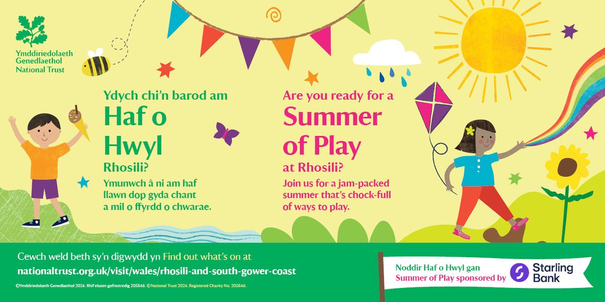 Haf o Hwyl yn Rhosili | Summer of Play at Rhosili
