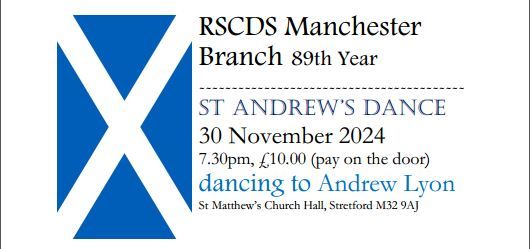 Manchester Branch St Andrew\u2019s Night Social Dance