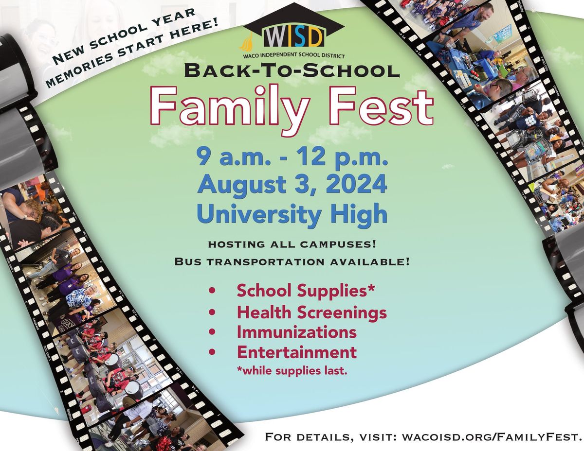 Waco ISD Annual Family Fest
