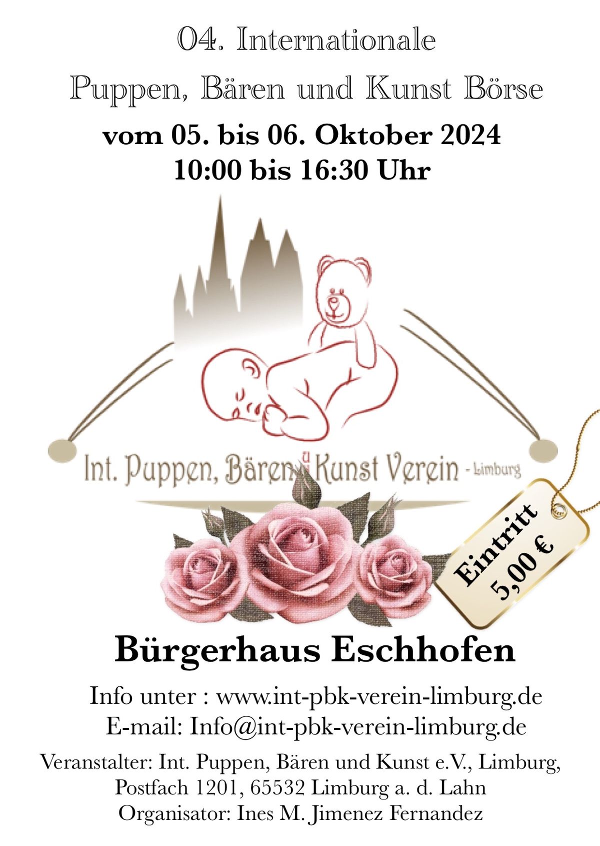 Internationale Puppen, B\u00e4ren und Kunst B\u00f6rse, Limburg