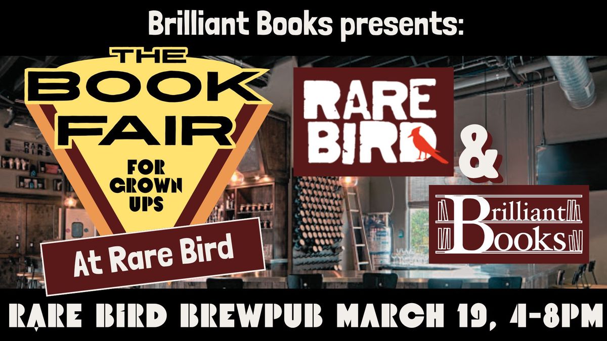 Grown Up Book Fair at Rare Bird Brewpub