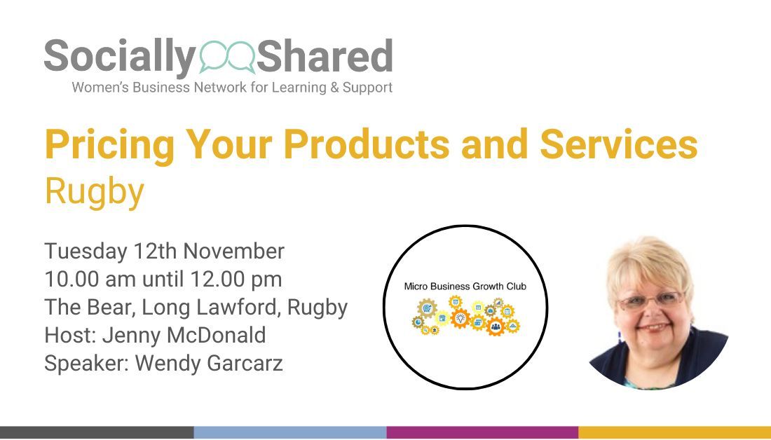 Socially Shared Rugby - Pricing Your Products and Services