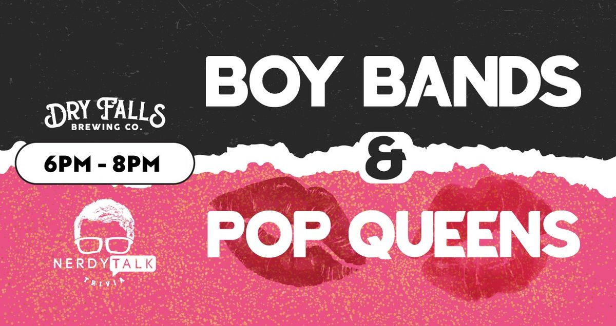 MUSIC BINGO: BOY BANDS & POP QUEENS