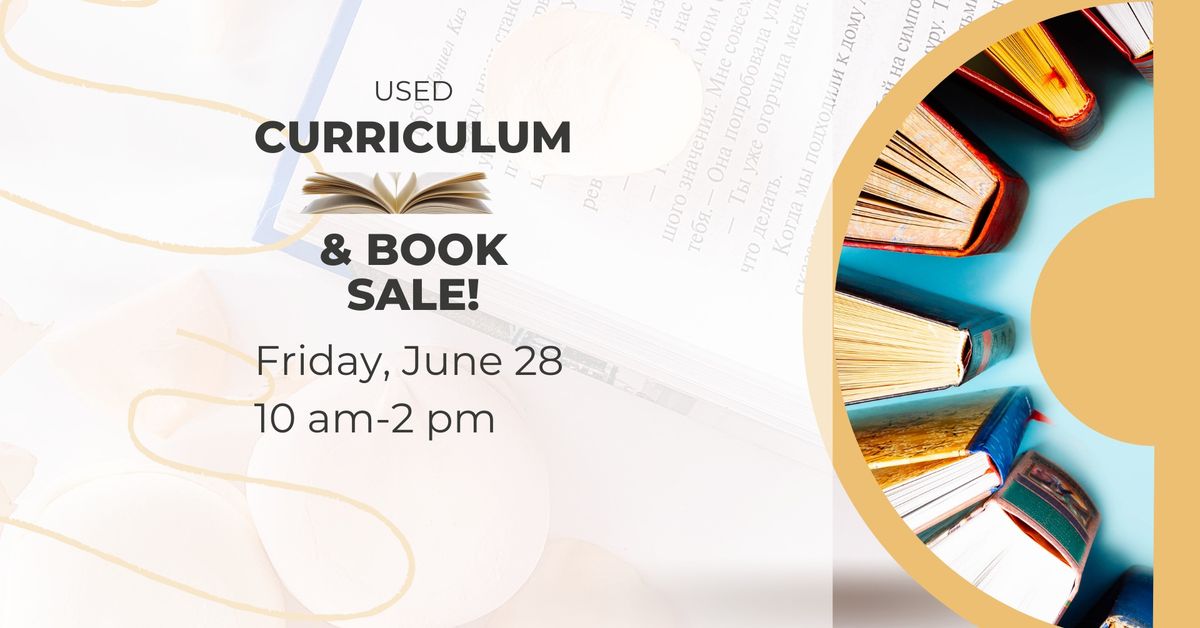 Used Curriculum and Book Sale