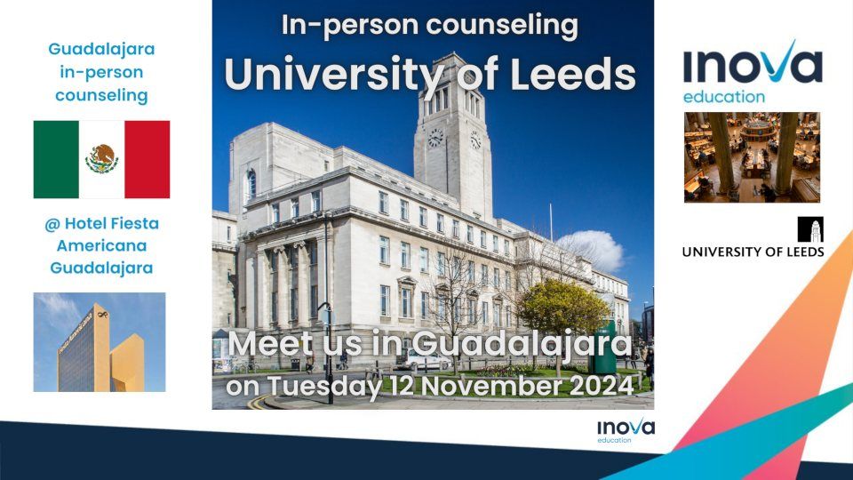 Guadalajara in-person counseling: Study in the UK at the University of Leeds