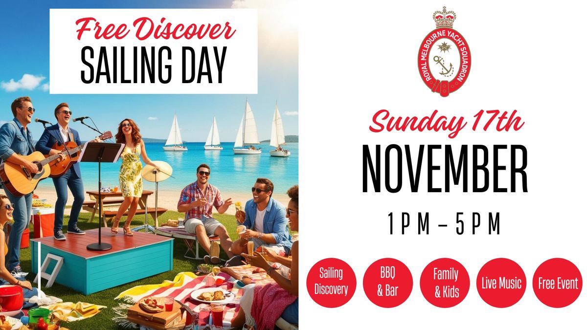 Free Discover Sailing Day \u26f5\u2600\ufe0f  