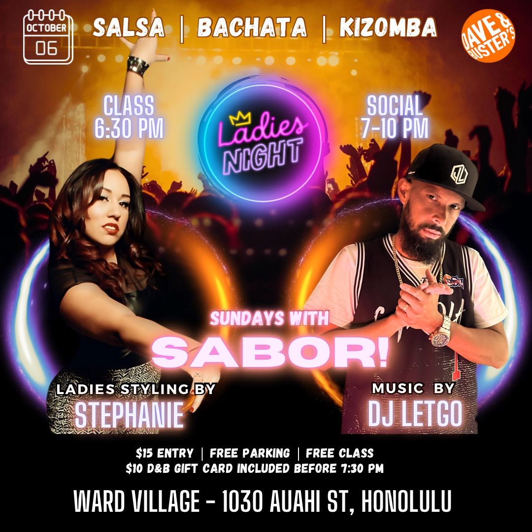 Ladies Night - Sundays With Sabor!