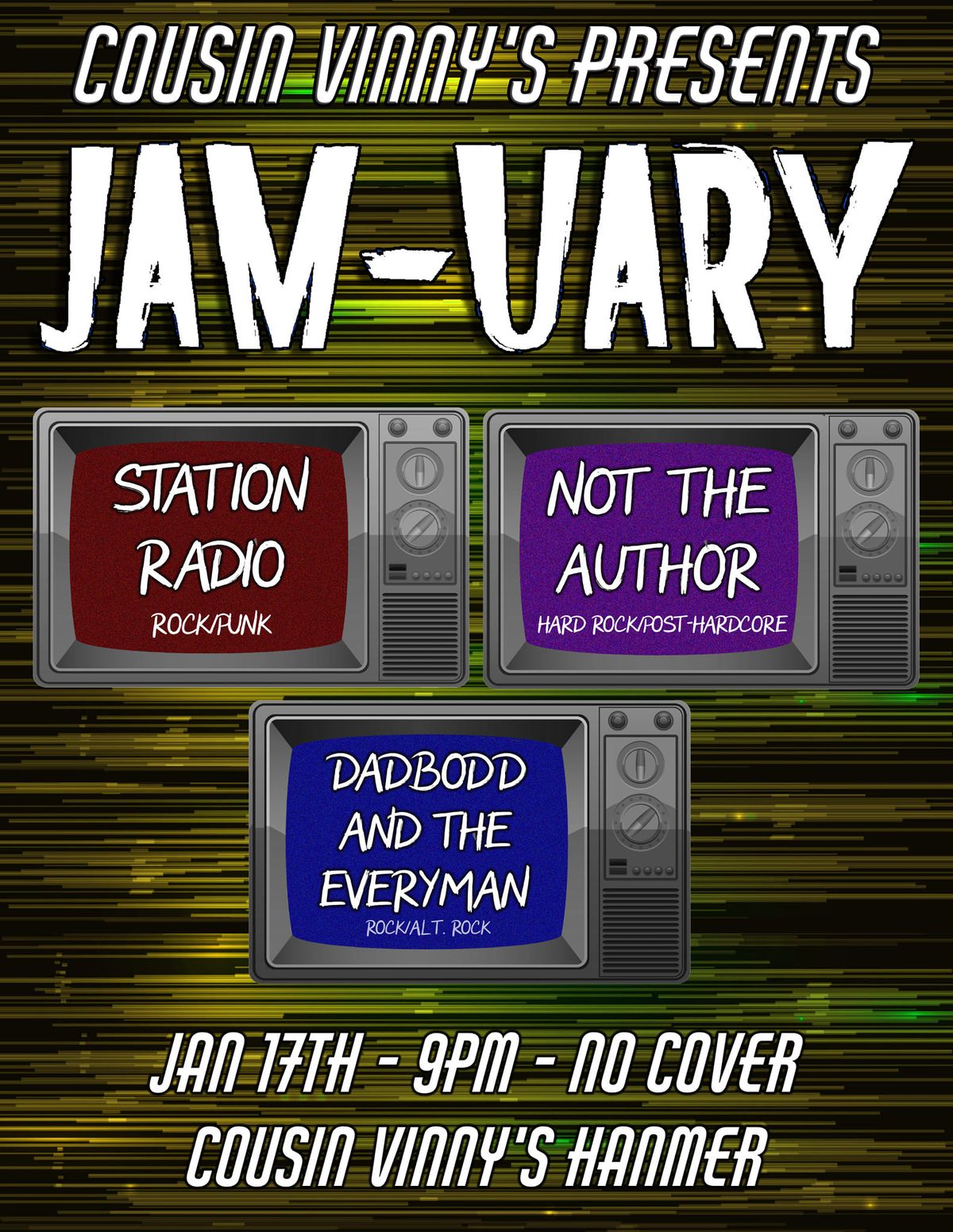 Cousin Vinny's Presents: JAM-UARY