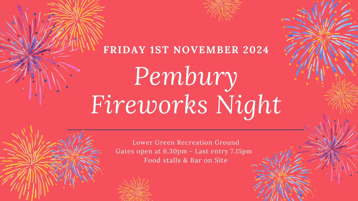 Pembury Fireworks Night 2024