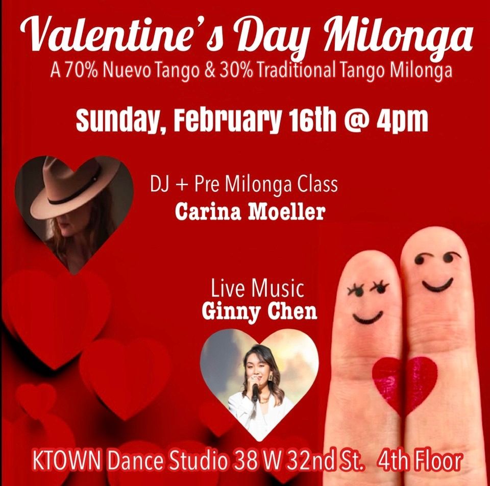 \ud83d\udc98 Valentine\u2019s Milonga with Live Music 