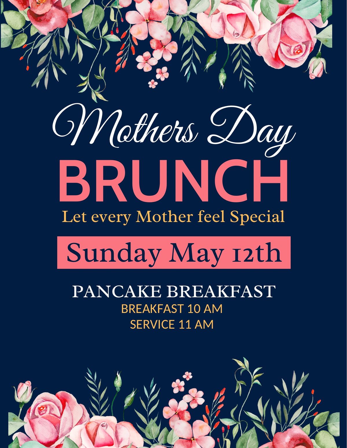 Mother's Day Breakfast and Service