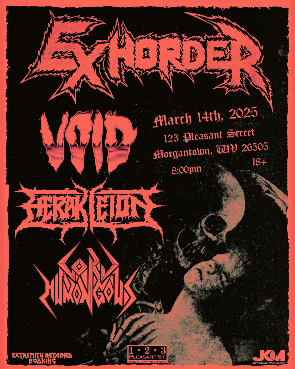 EXHORDER W\/ HERAKLEION, VOID & LORD HUMONGOUS 