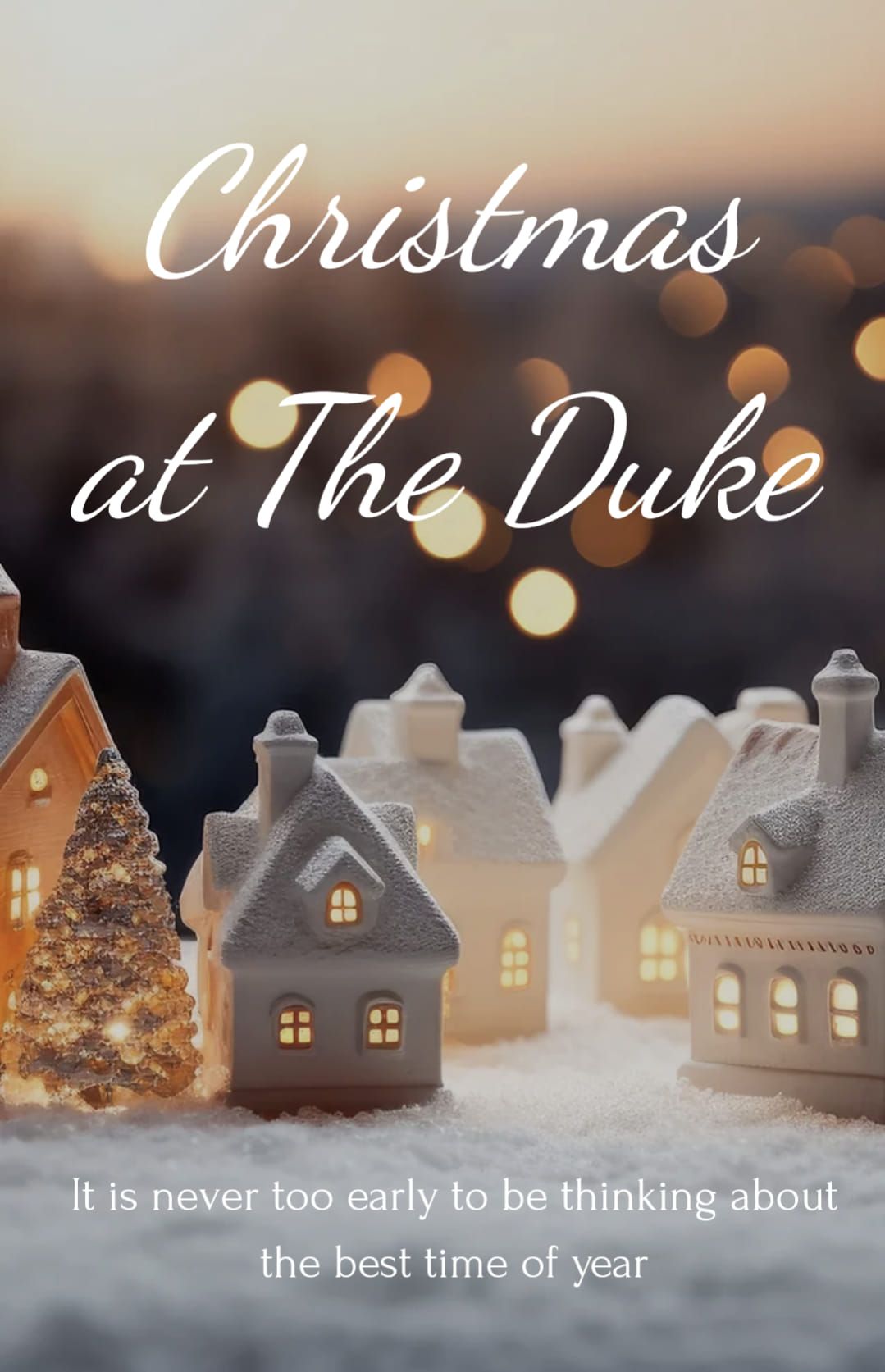 CHRISTMAS DAY at The Duke Hotel Hilmarton 