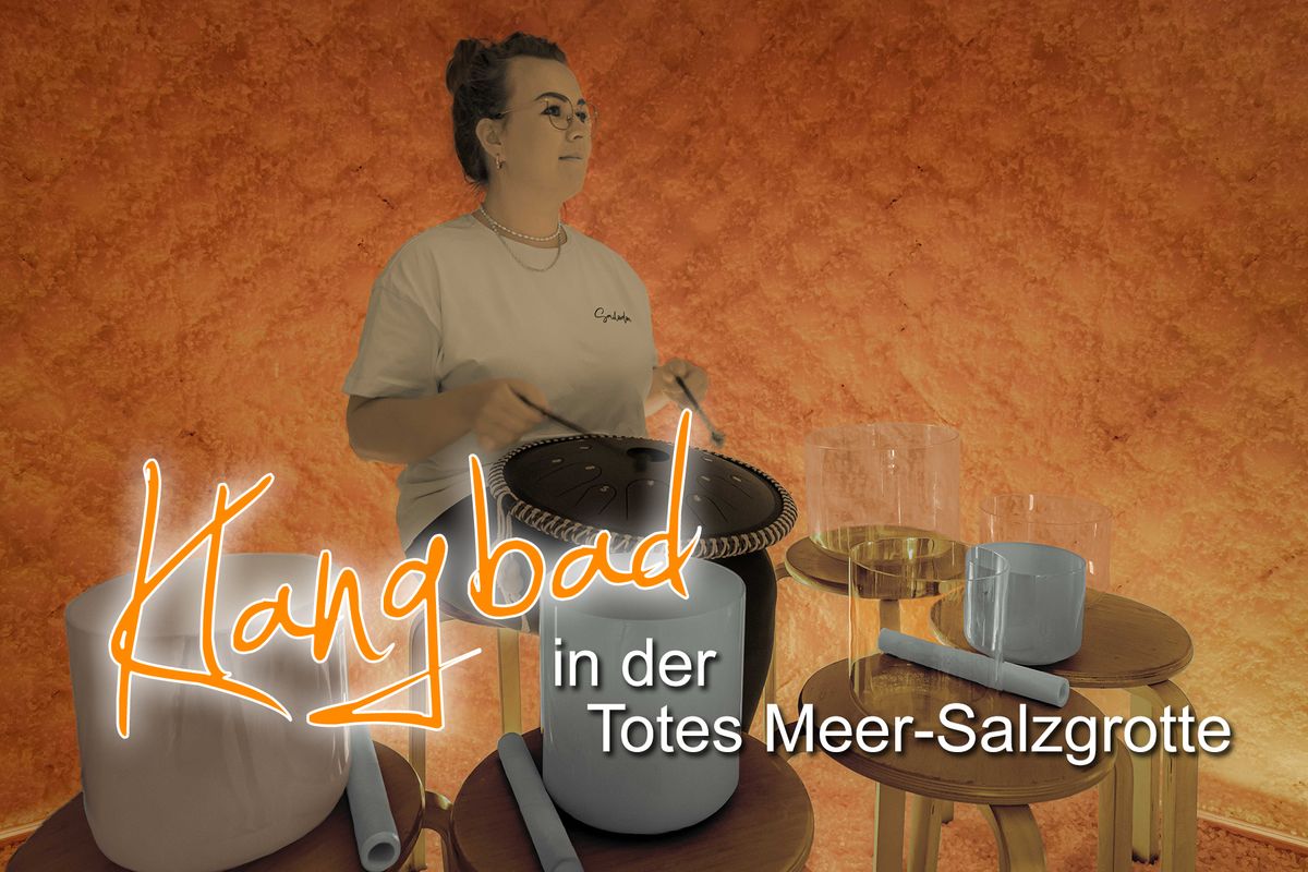 Klangbad in der Totes Meer-Salzgrotte