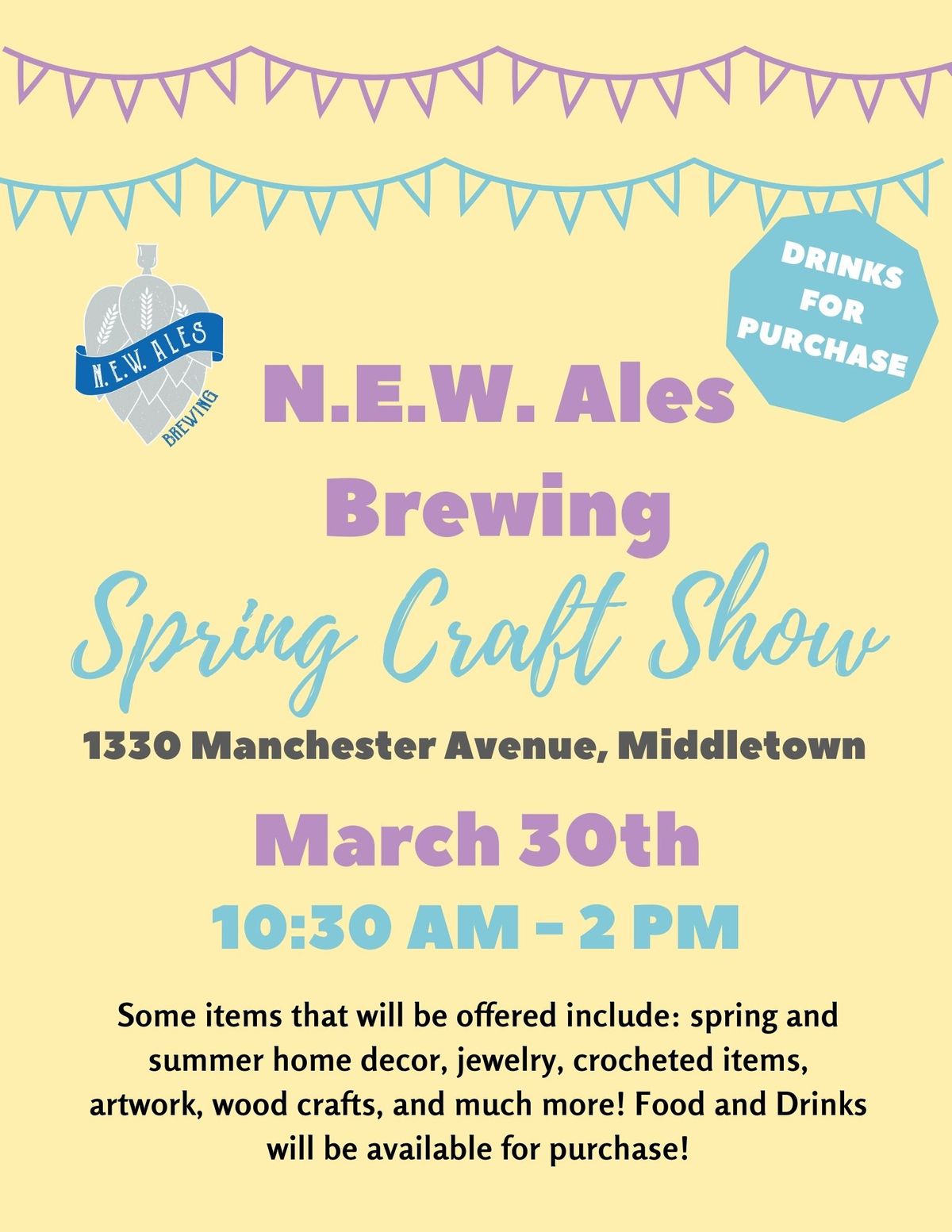 Craft and Drafts Fest Spring\/Summer Edition at NEW Ales Brewing