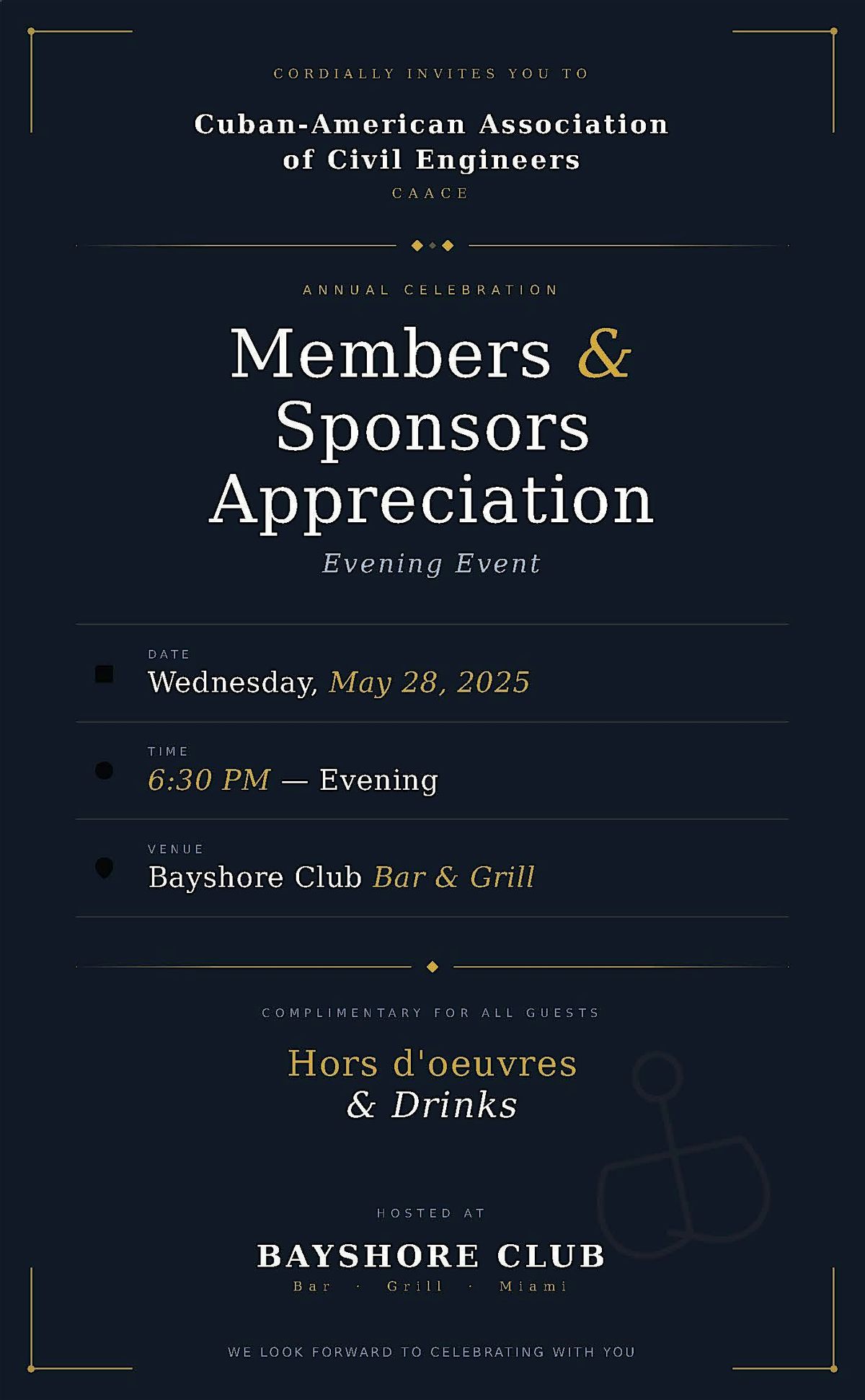 CAACE Members & Sponsors Appreciation Event