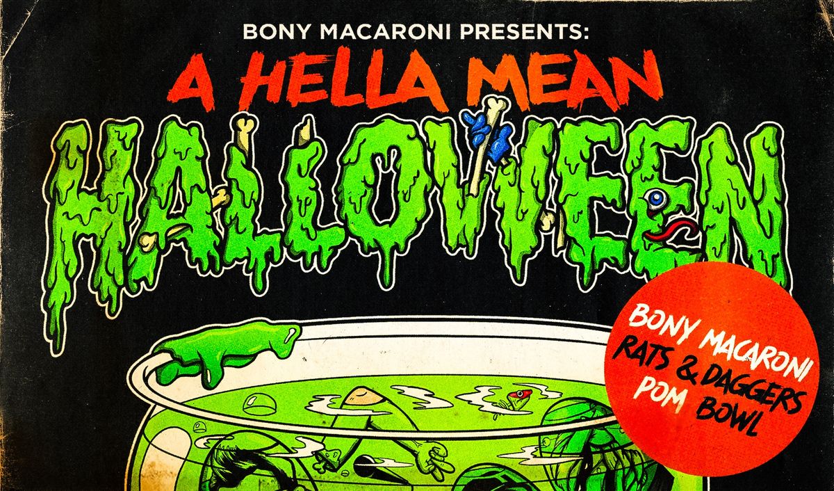 A Hella Mean Halloween met Bony Macaroni in De Helling