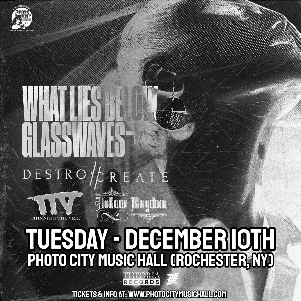 Glasswaves \/ What Lies Below \/ Destroy Create \/ Thinning The Veil \/ Hollow Kingdom @ Photo City