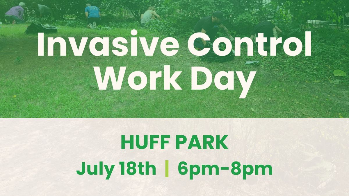 Invasive Species Removal at Huff Park