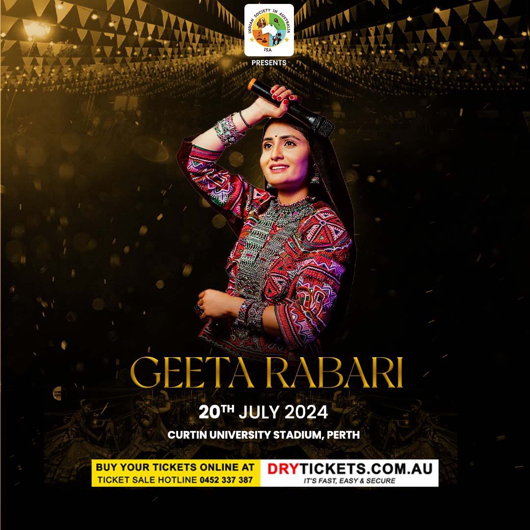 Garba Queen - Geeta Rabari Back in Perth