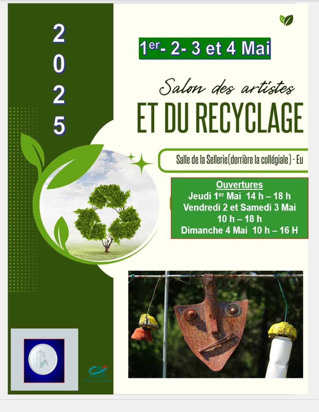 Salon des Artistes et du Recyclage - Salle de la Sellerie - Eu (76)