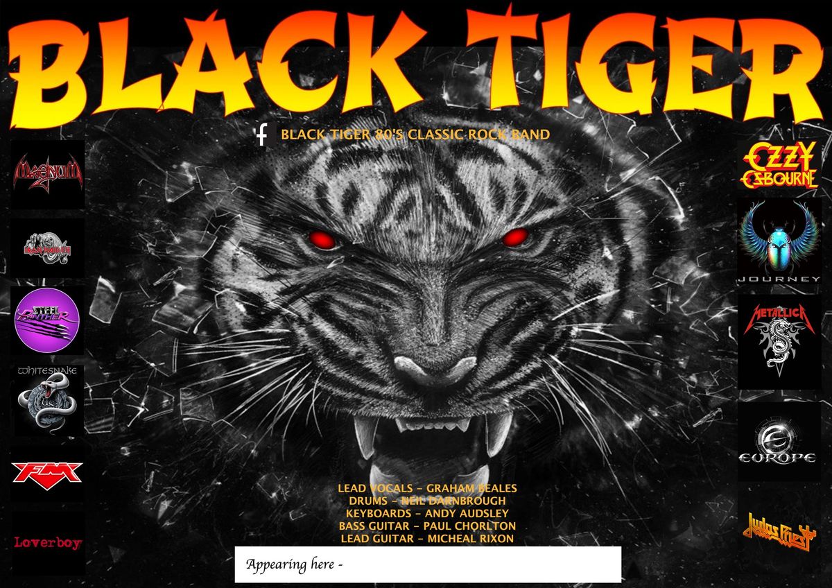 BLACK TIGER'S RETURN DEBUT GIG!  LIVE @ THE HALFWAY HOUSE !