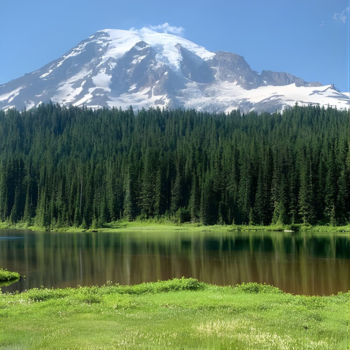 Touring and Hiking in Mt. Rainier National Park