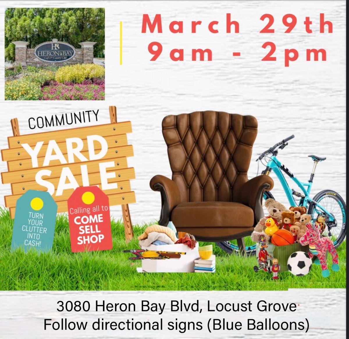 Heron Bay Community Yard Sale