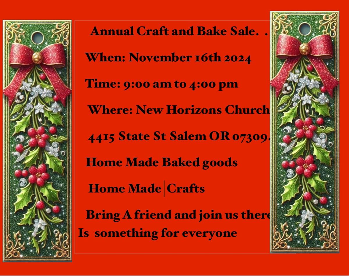 Annual Craft and Bake Salem