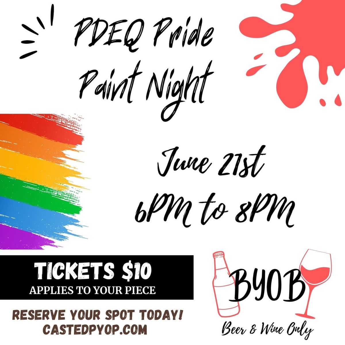 PDEQ Pride Painting