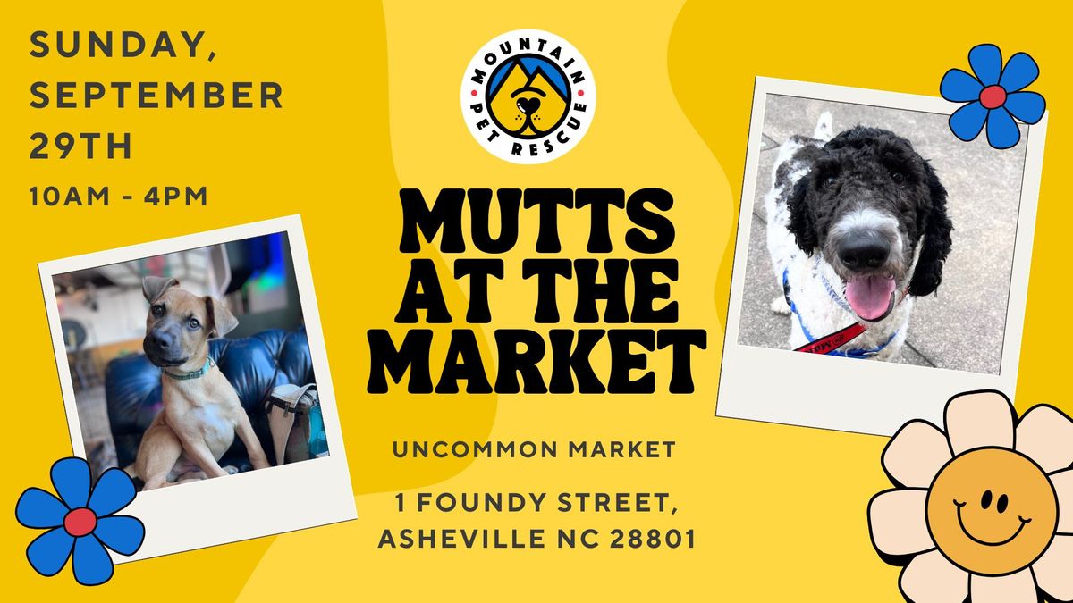 Mutts at the Market Adoption Event