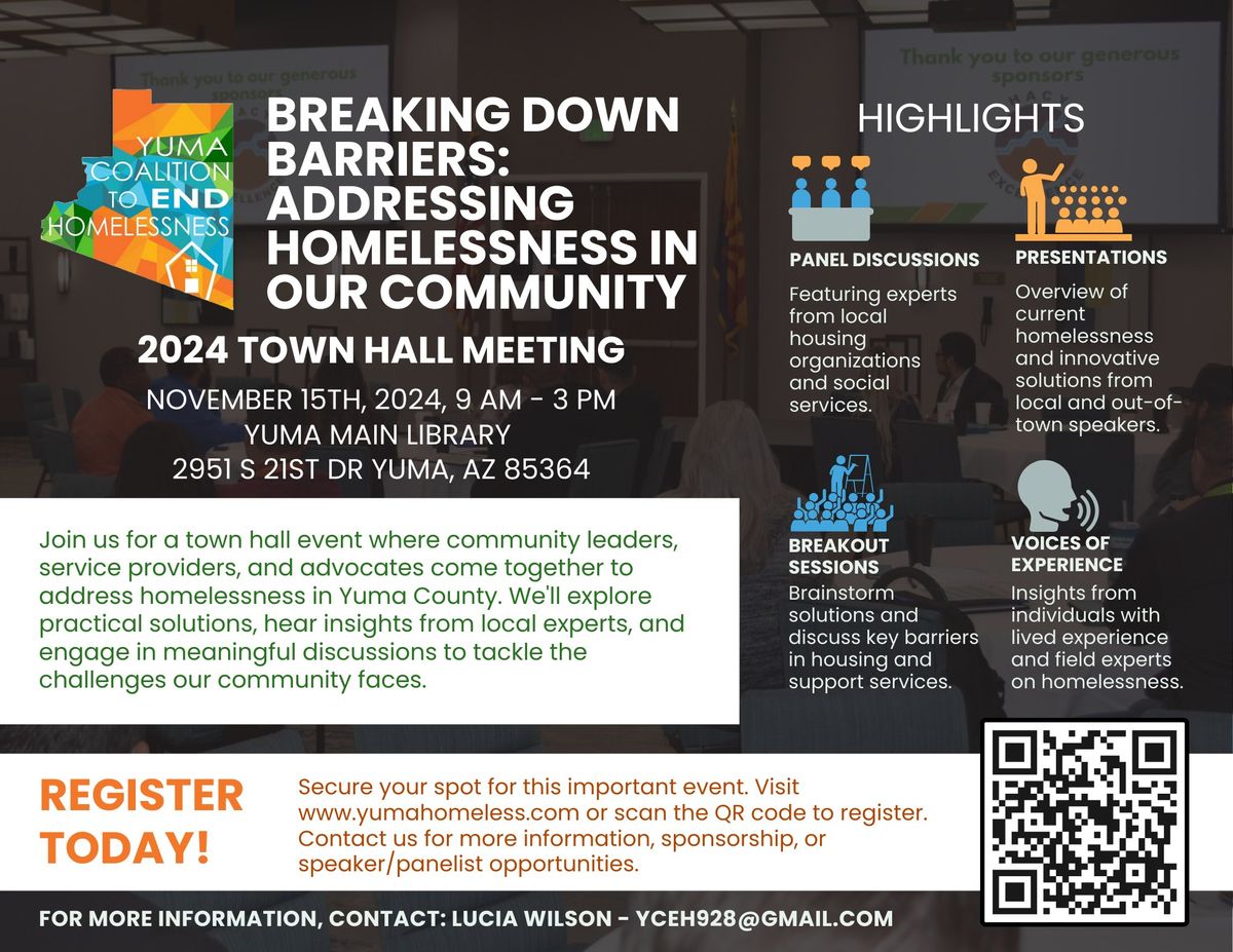 Yuma Coalition to End Homelessness TOWN HALL