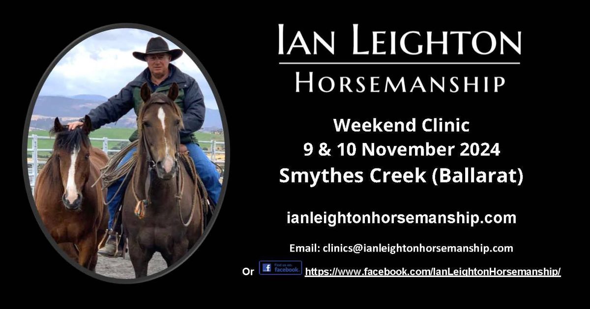 VIC Smythes Creek (Ballarat) Weekend Clinic 