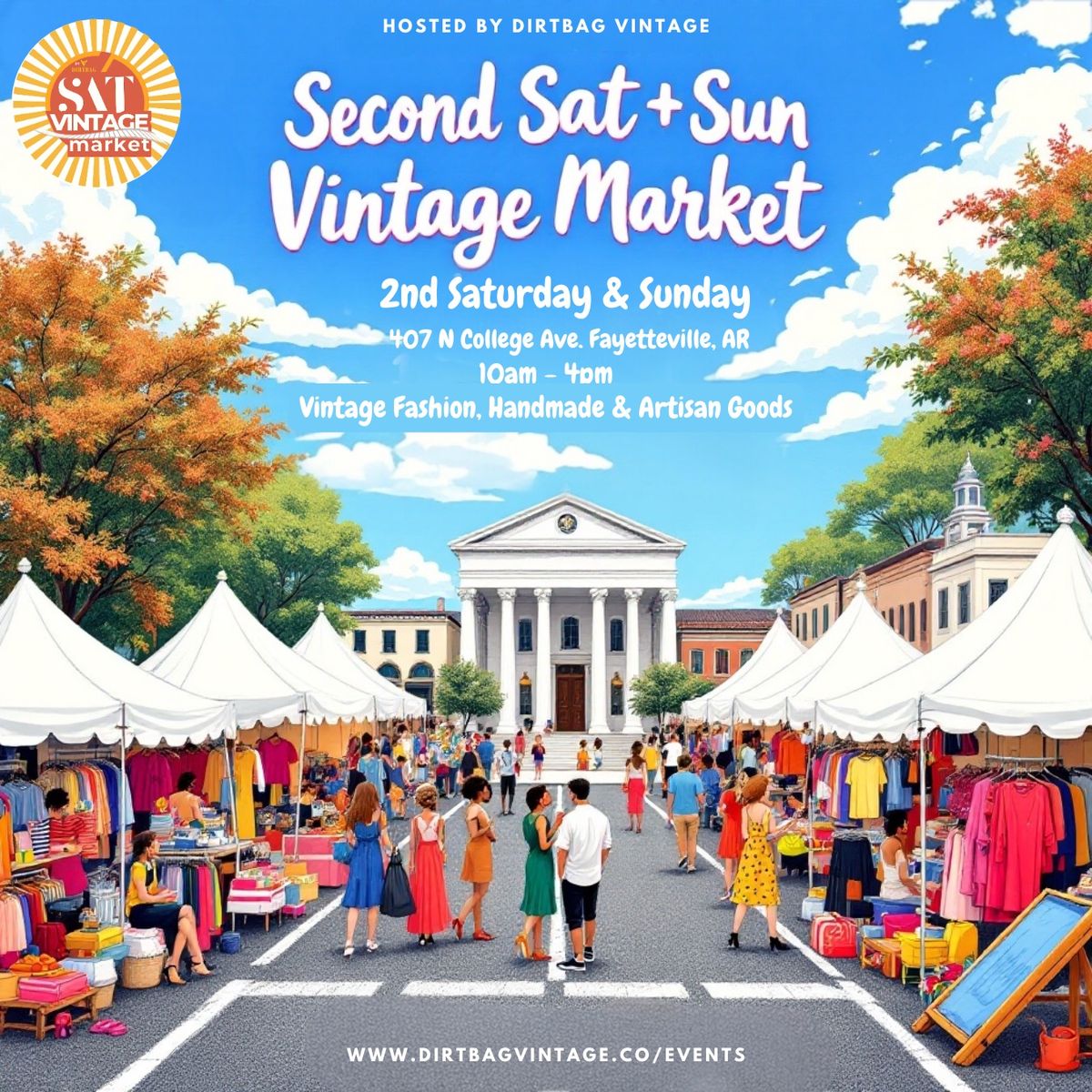 Second Saturday + Sunday Vintage Market at Dirtbag Vintage