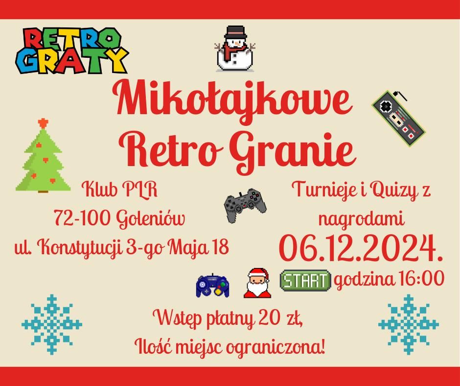 Miko\u0142ajkowe Retro Granie w klubie PLR Goleni\u00f3w