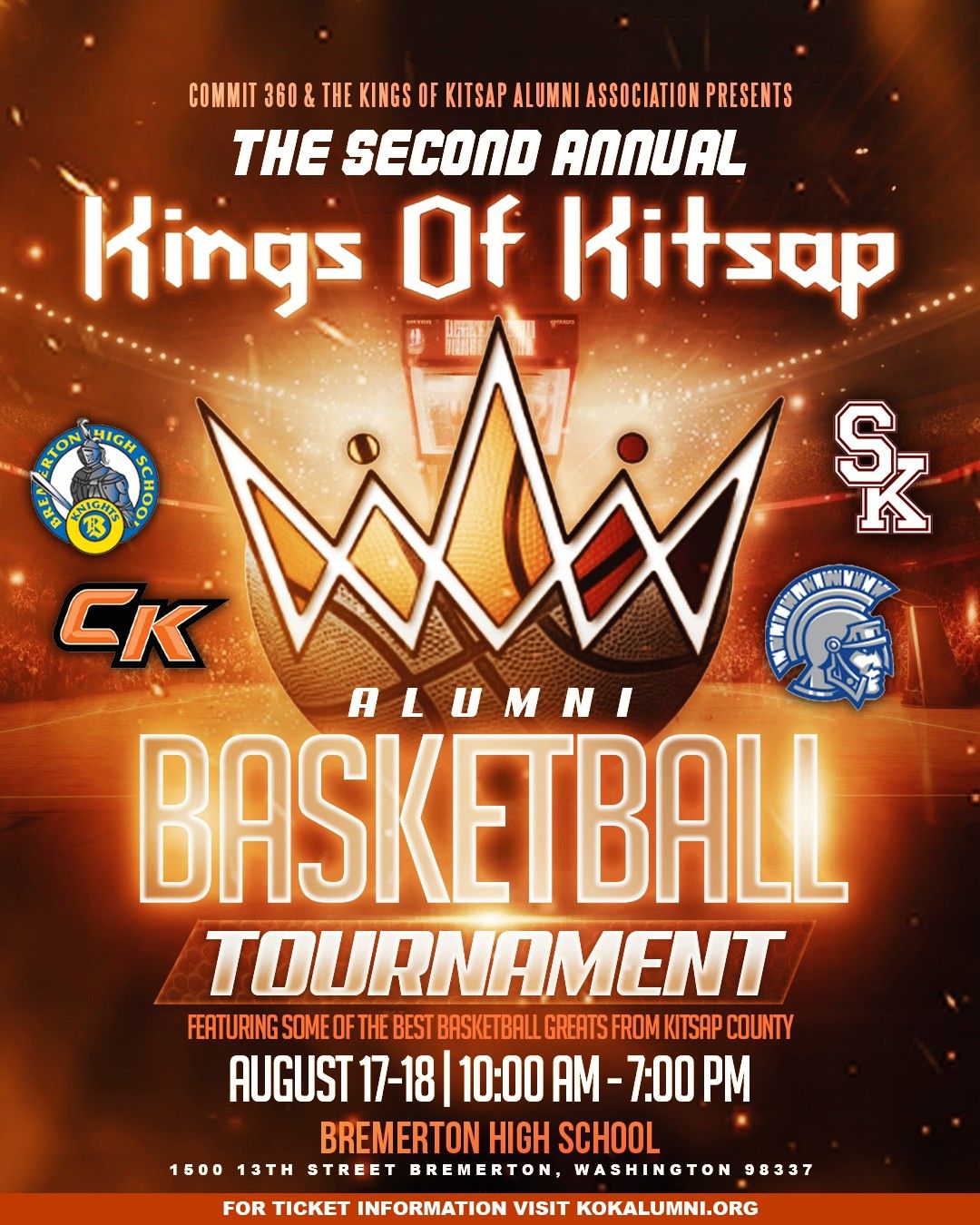 The Second Annual Kings Of Kitsap Alumni Basketball Tournament