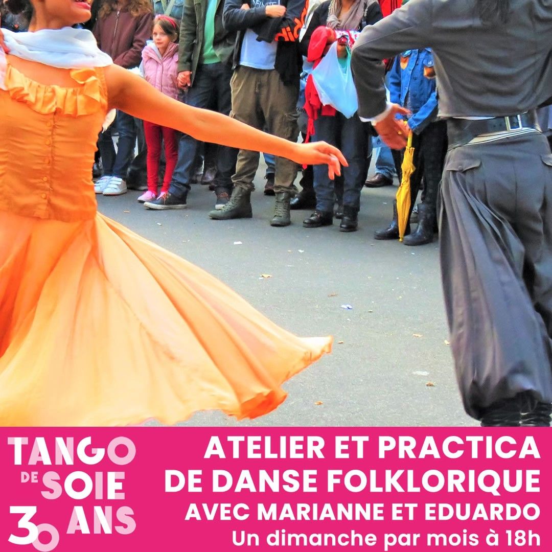 Atelier et practica de danse folklorique argentine avec Marianne et Eduardo