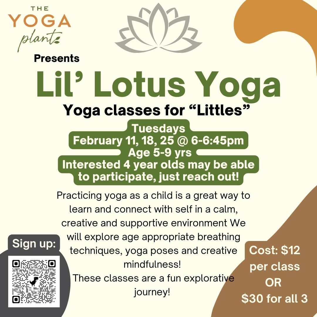 Lil' Lotus Yoga [ For Littles 5-9 years]